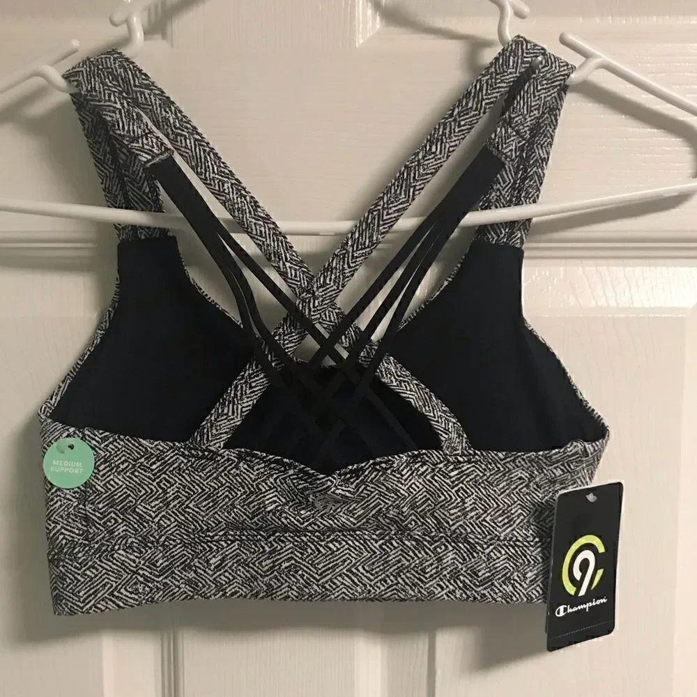C9 by Champion women’s XS grey black fleck bra